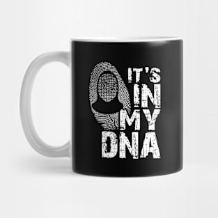 Fencing Mask It's In My DNA - Distressed Style Fencer Gift Mug